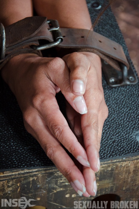 Связанная шлюха Верта получает по горлу и киске от сильного члена 15