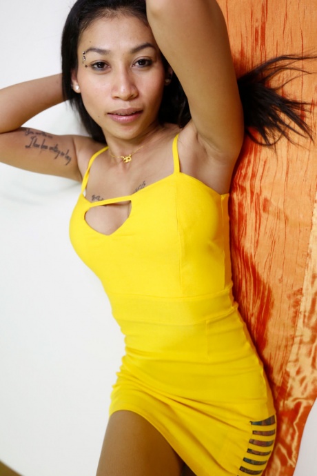 Татуированная тайская девушка кончает в кремовый пирог после секса от первого лица с иностранцем 3