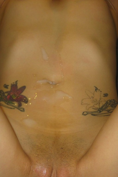 Татуированная бывшая девушка Зои и ее бывший любовник снимают домашнее секс-видео 15